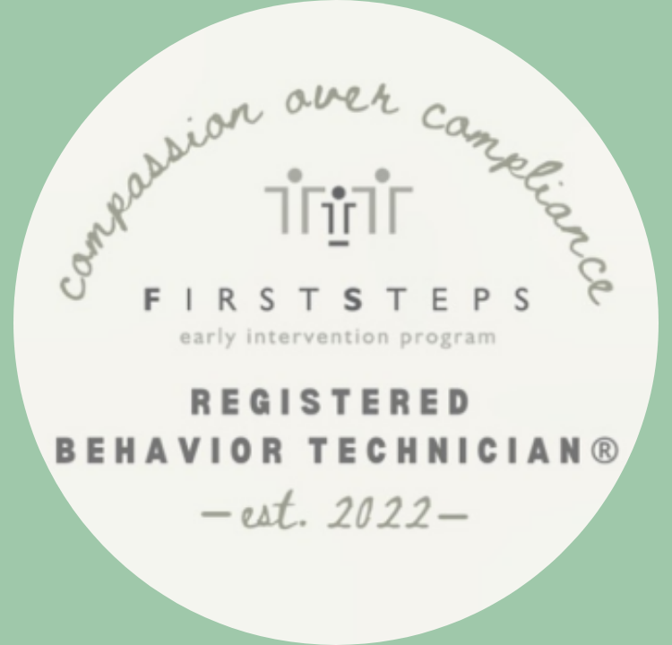 FirstSteps for Kids Registered Behavior Technician Seal