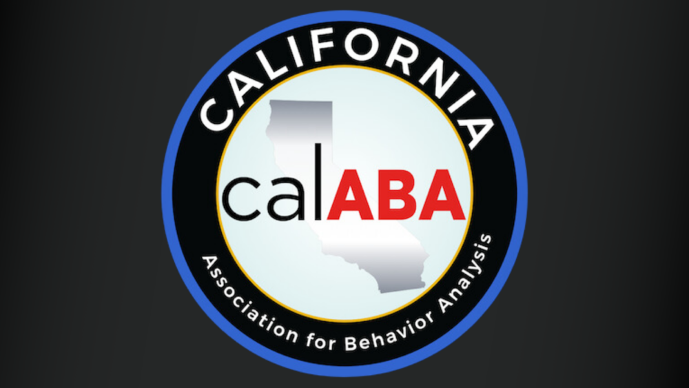 FirstSteps for Kids leadership presents at the 2024 CalABA Conference blog post. Black backround with round CalABA logo